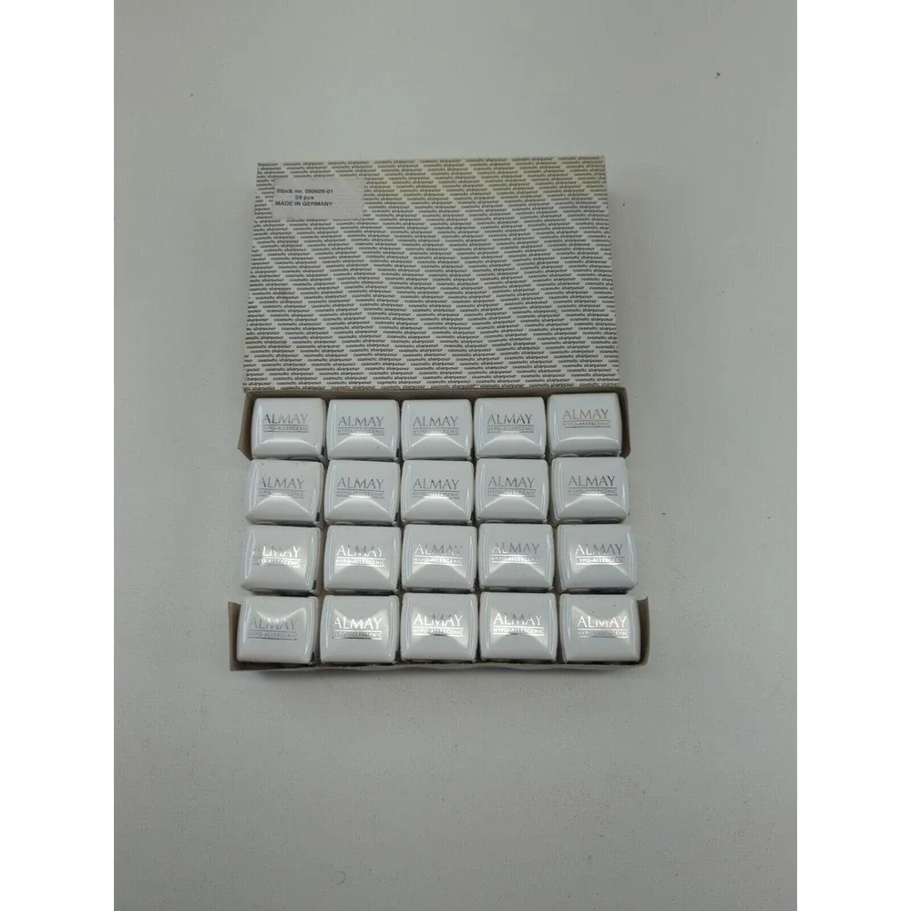 20 Pack‎ Almay White Sharpener Eyeliner, Lipliner Crayon and Pencil Sharpener